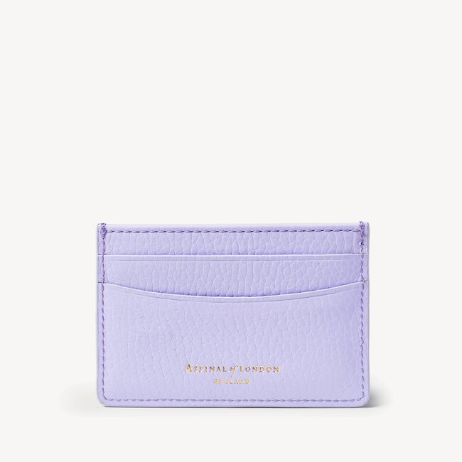 Slim Credit Card Holder English Lavender Pebble