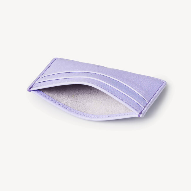 Slim Credit Card Holder English Lavender Pebble