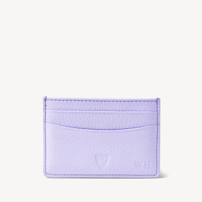 Slim Credit Card Holder English Lavender Pebble
