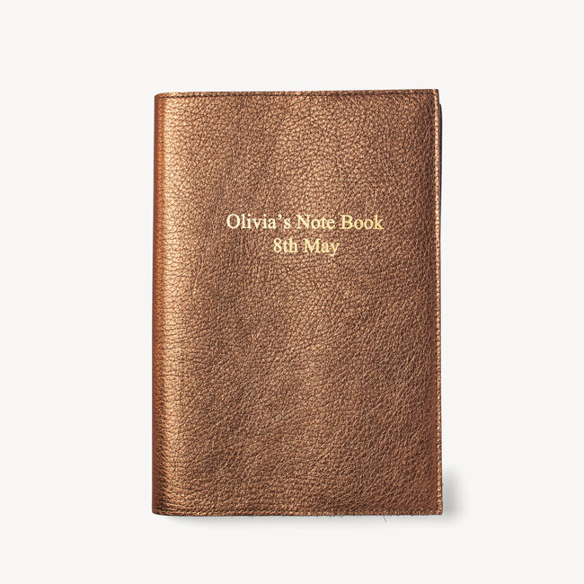 A5 Refillable Journal Bronze Pebble