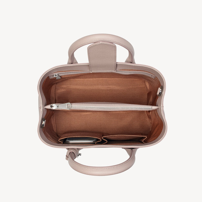 Midi London Tote Soft Taupe Pebble