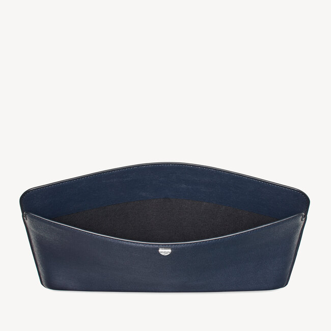 13-inch Slip Laptop Case Navy Saffiano