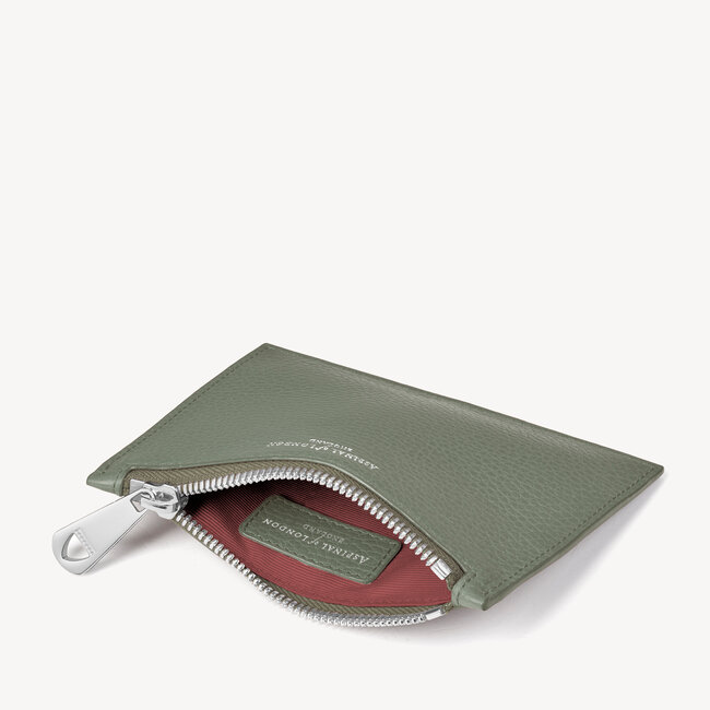 Small Essential Flat Pouch Sage Pebble
