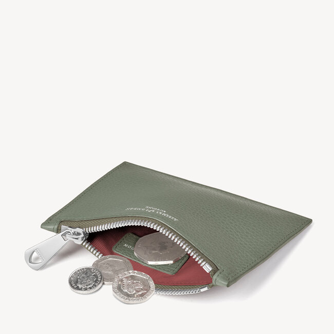 Small Essential Flat Pouch Sage Pebble
