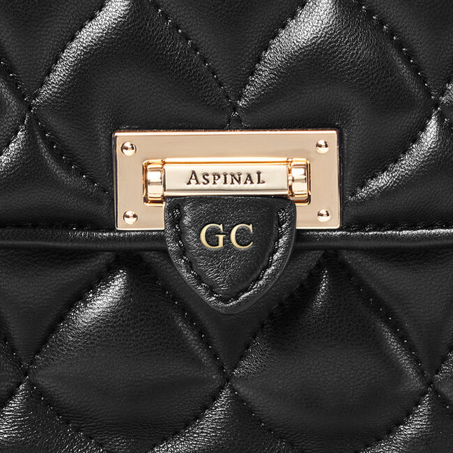Lottie Pillow Clutch Black Quilted Lambskin