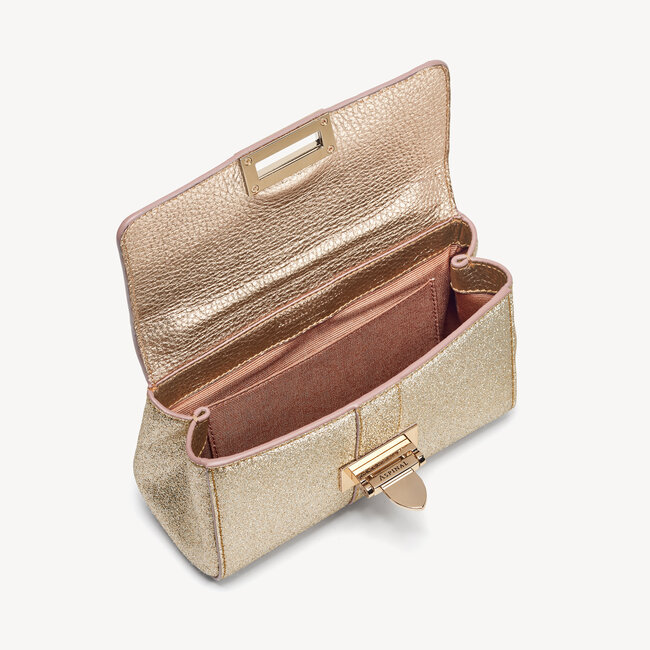 Micro Lottie Bag Champagne Glitter
