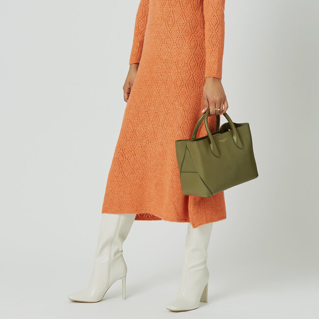 Midi London Tote Fern Pebble