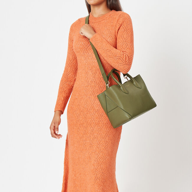 Midi London Tote Fern Pebble