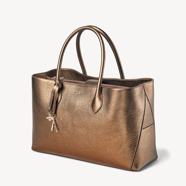 London Tote Bronze Pebble