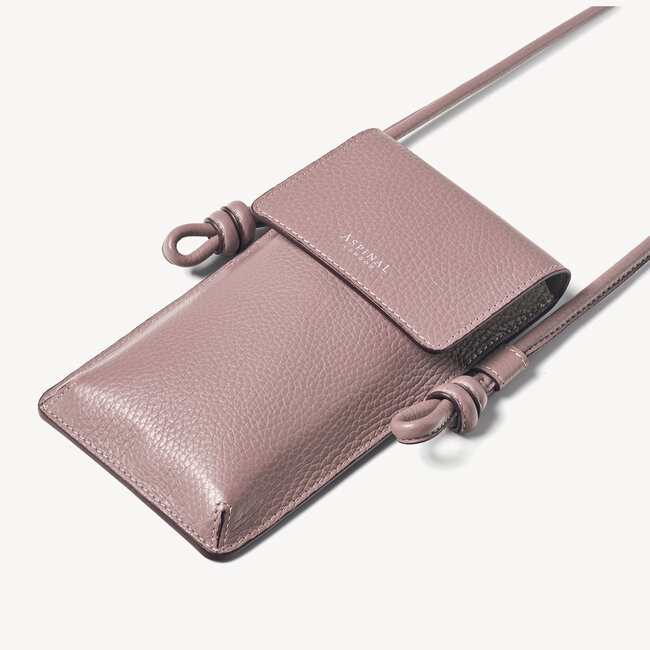 Ella Phone Pouch Heather Pebble