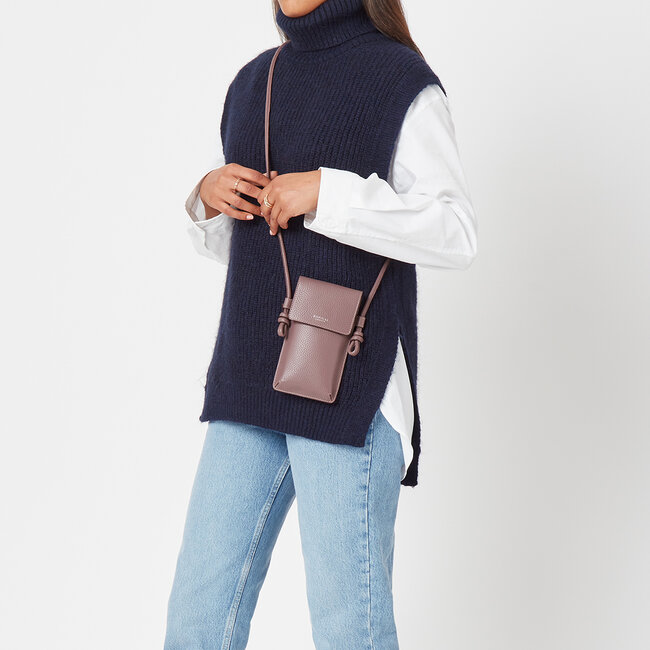 Ella Phone Pouch Heather Pebble