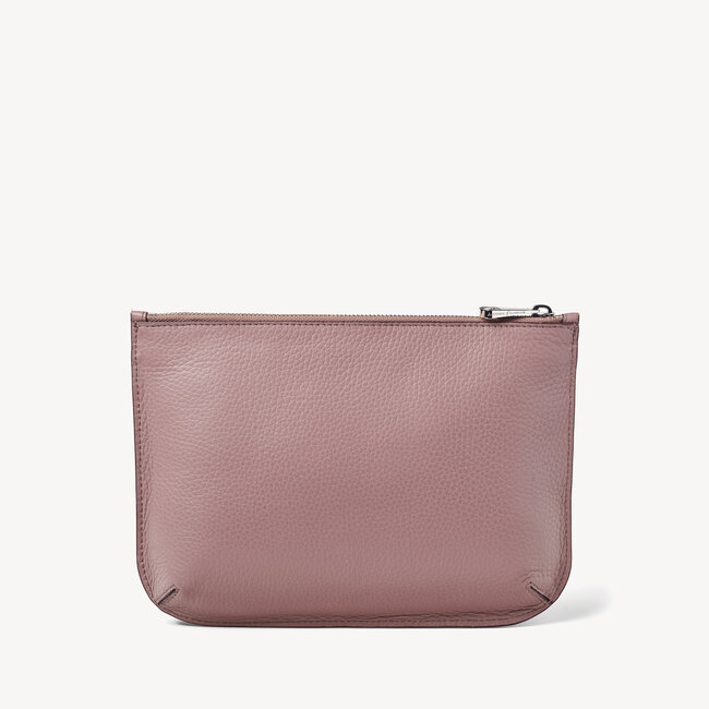 Large Ella Pouch Heather Pebble