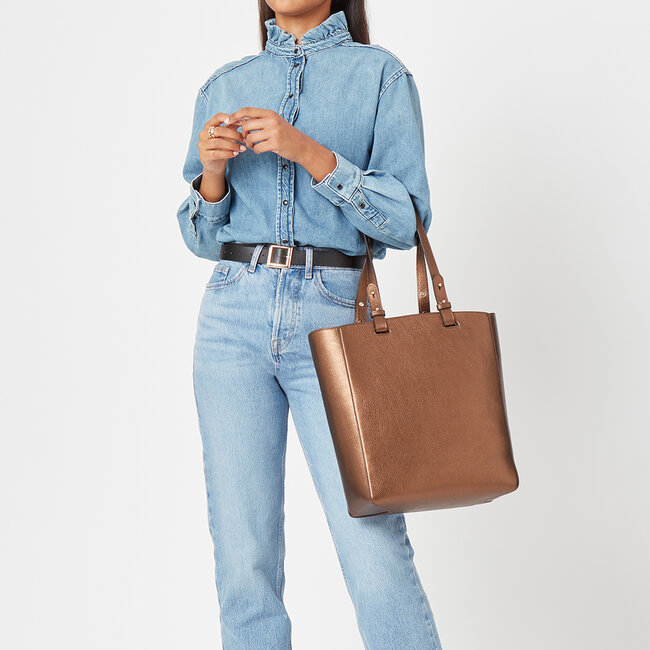 Essential Tote Bronze Pebble
