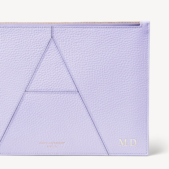 Large Essential 'A' Pouch English Lavender Pebble