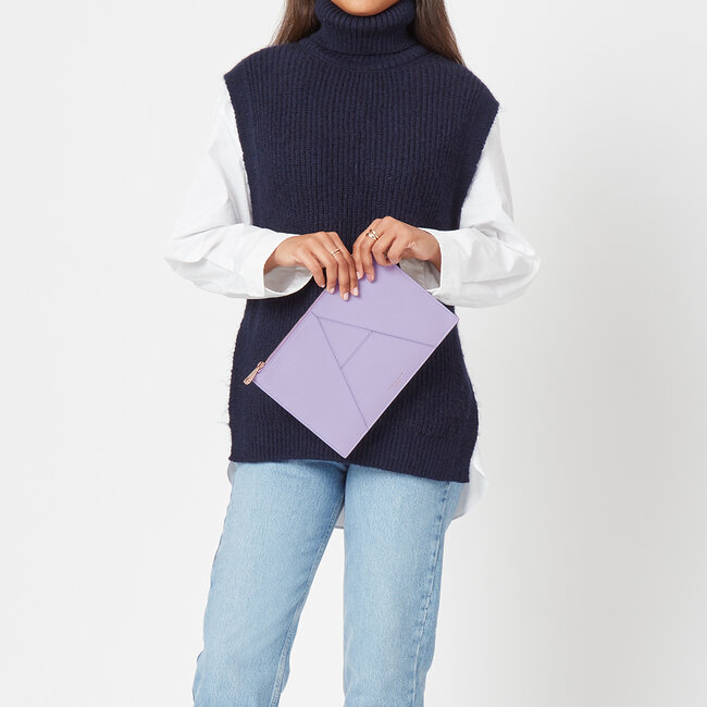 Large Essential 'A' Pouch English Lavender Pebble