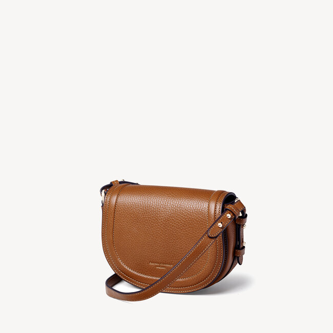 Small Stella Satchel Tan Pebble