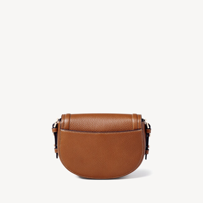 Small Stella Satchel Tan Pebble