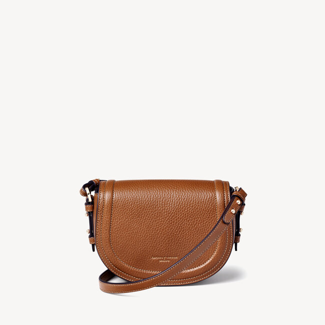 Small Stella Satchel Tan Pebble