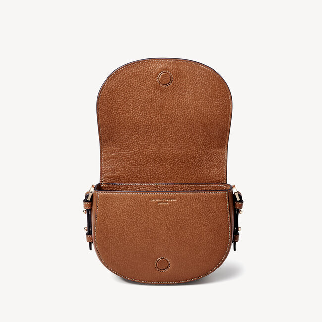 Small Stella Satchel Tan Pebble