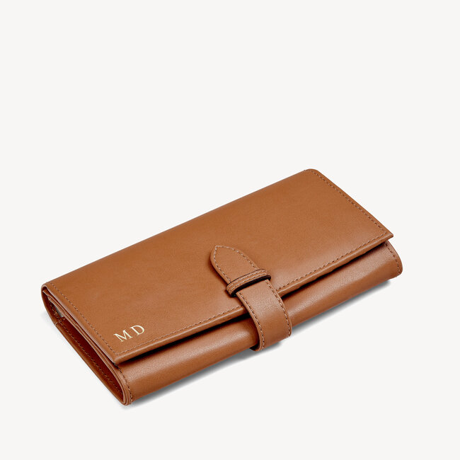 London Women's Purse Wallet Smooth Tan