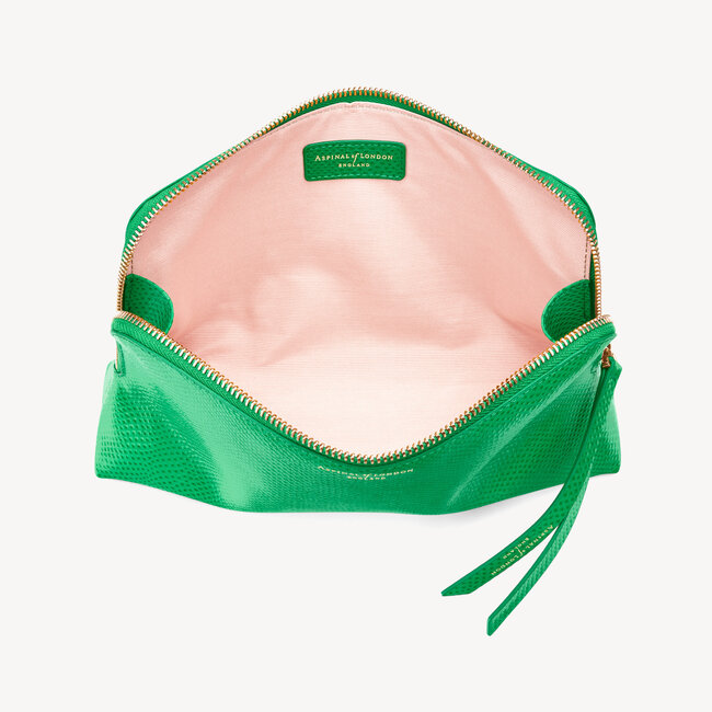 Large Essential Cosmetic Case Grass Green Lizard
