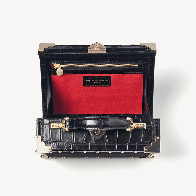 The Trunk Signature Lion's Head & Black Velvet with Studs