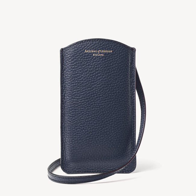 London Phone Case Navy Pebble