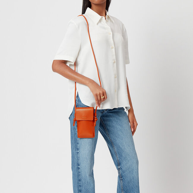 Ella Phone Pouch Smooth Marmalade