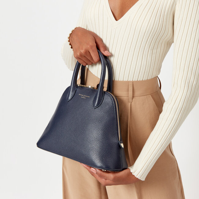 Holly Bag Navy Pebble