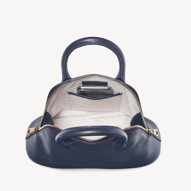 Holly Bag Navy Pebble