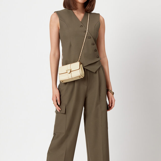 Micro Lottie Bag Ivory Pebble