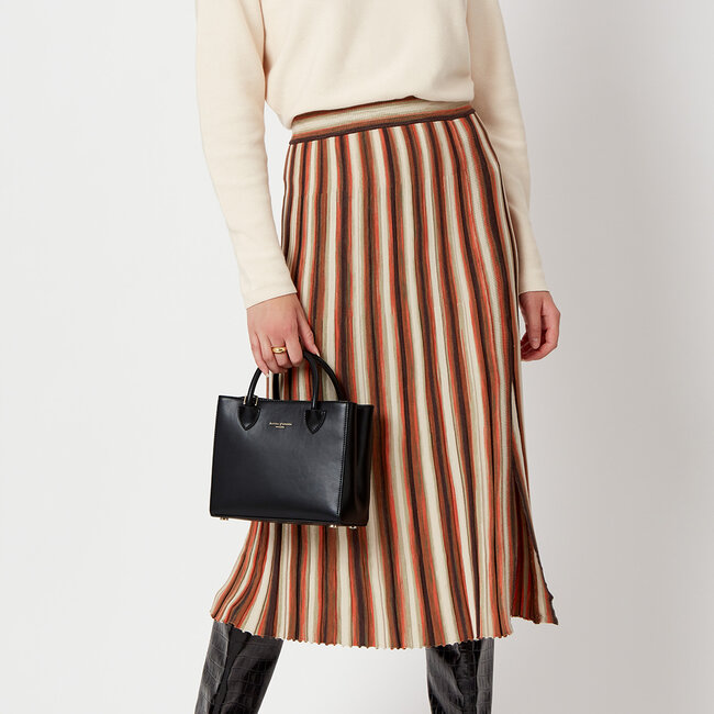 Mini Madison Tote Smooth Black