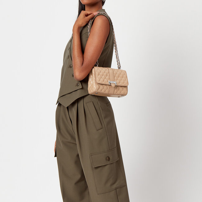 Lottie Bag Quilted Soft Taupe