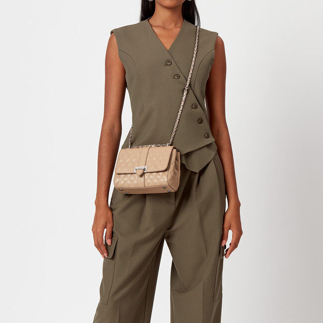 Lottie Bag Quilted Soft Taupe