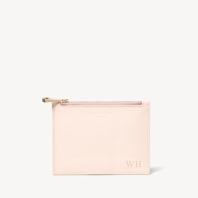 Small Essential Flat Pouch Deep Shine Nude Patent