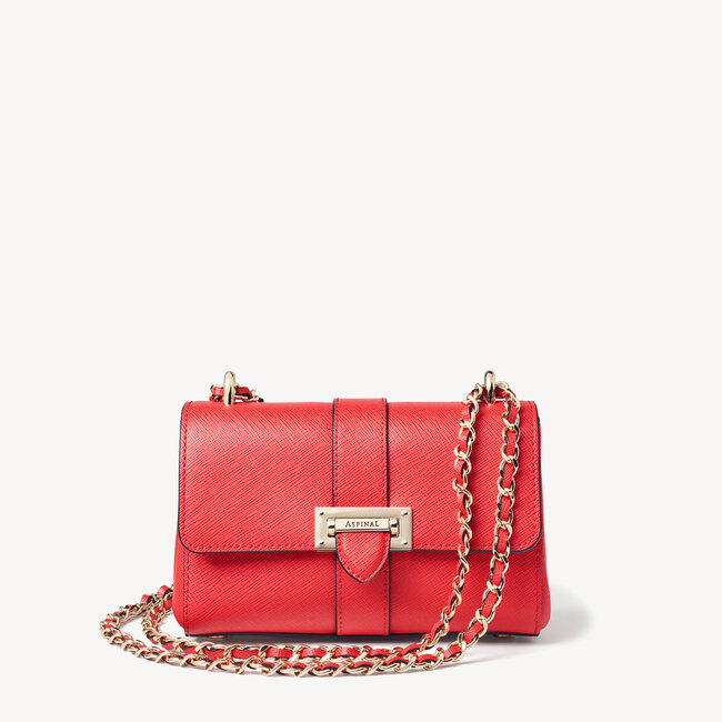 Micro Lottie Bag Dahlia Saffiano