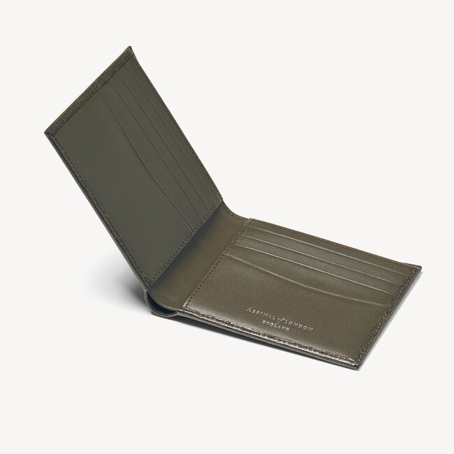 8 Card Billfold Wallet Sage Saffiano