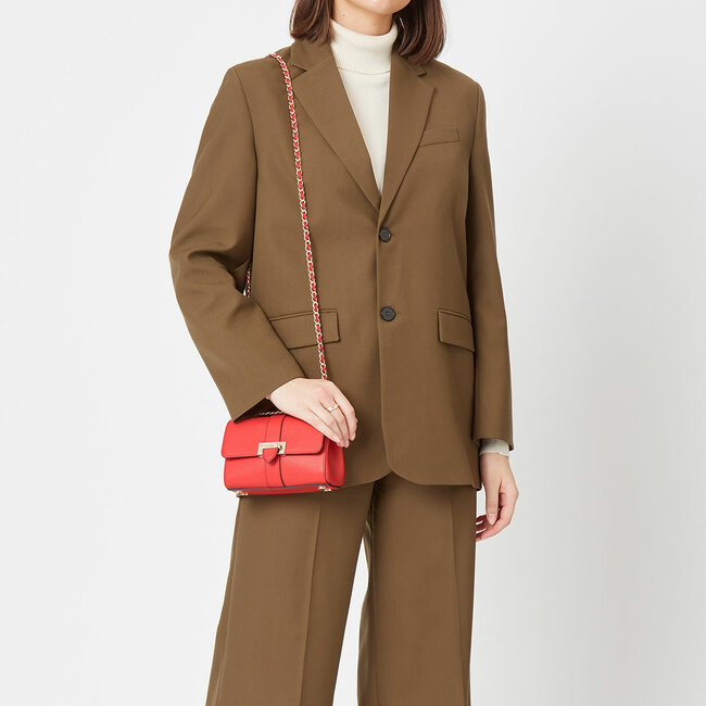 Micro Lottie Bag Dahlia Saffiano