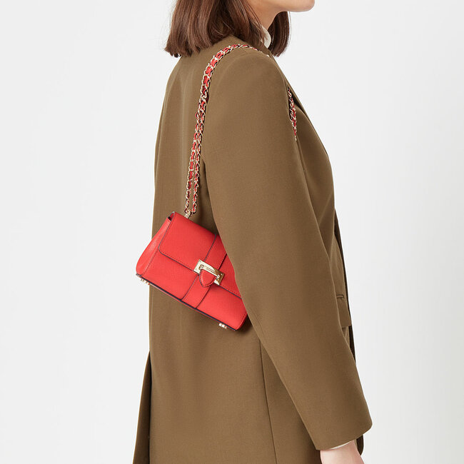 Micro Lottie Bag Dahlia Saffiano