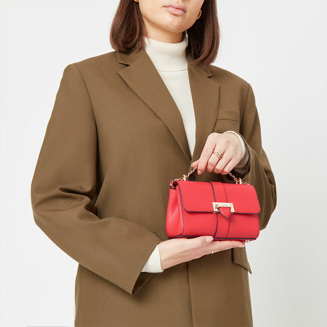 Micro Lottie Bag Dahlia Saffiano