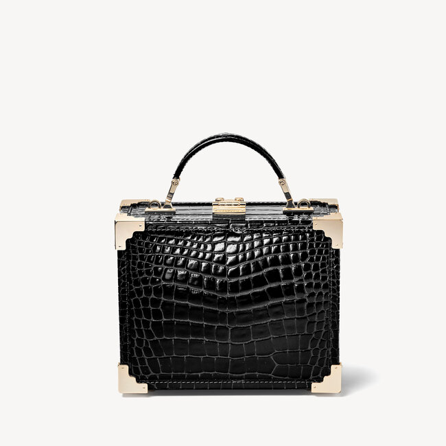 The Trunk Black Patent Croc