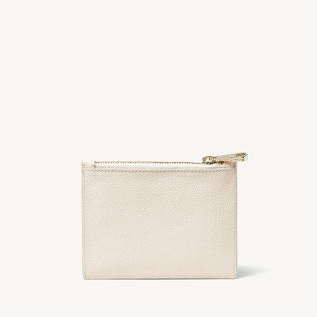 Small Essential Flat Pouch Ivory Pebble