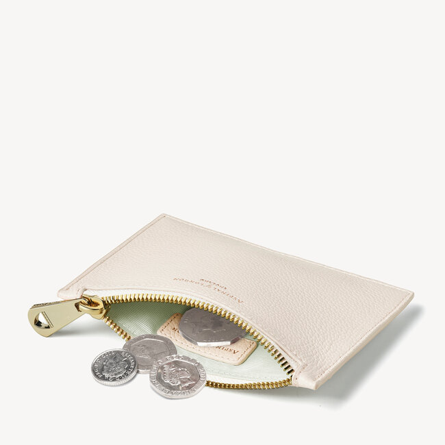 Small Essential Flat Pouch Ivory Pebble