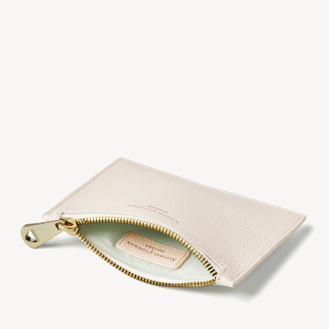 Small Essential Flat Pouch Ivory Pebble