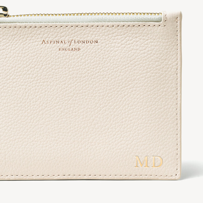 Small Essential Flat Pouch Ivory Pebble