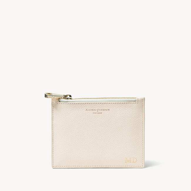 Small Essential Flat Pouch Ivory Pebble