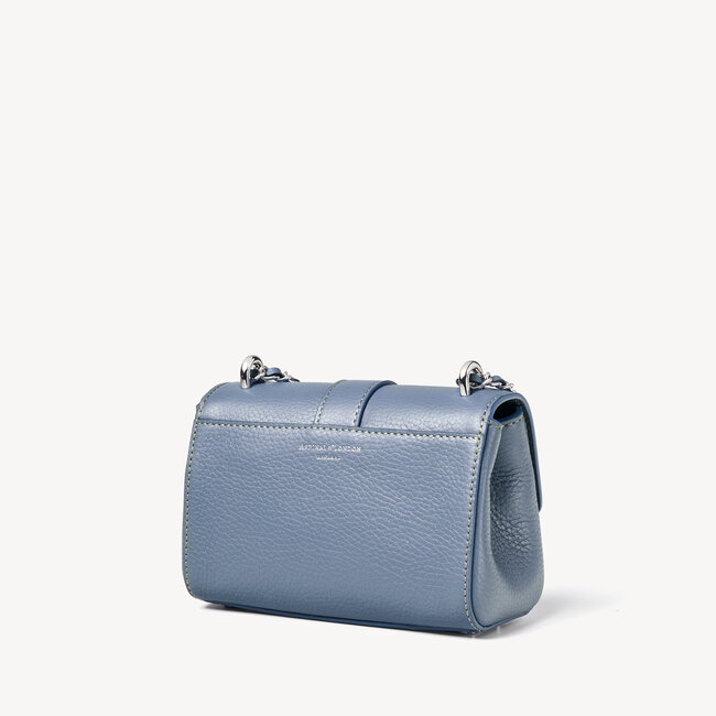 Micro Lottie Bag Heritage Blue Pebble