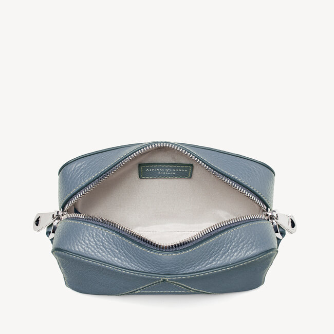 Camera 'A' Bag Heritage Blue Pebble