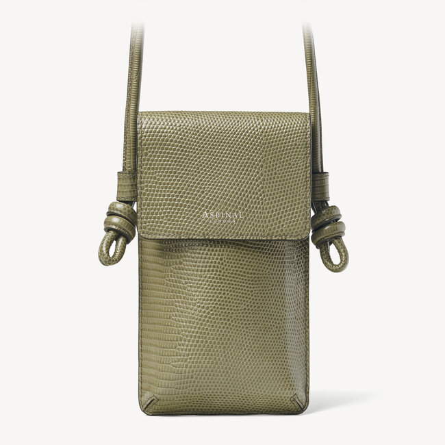 Ella Phone Pouch Fern Lizard