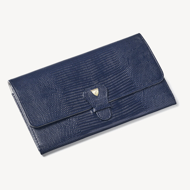 Travel Wallet with Removable Inserts Midnight Lizard
